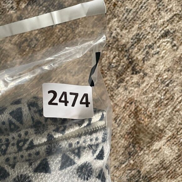 ANAMA Womens Zip Up Hoodie XS Multicolor Aztec Boho Hi Low Anthropologie Hippie - Picture 12 of 12